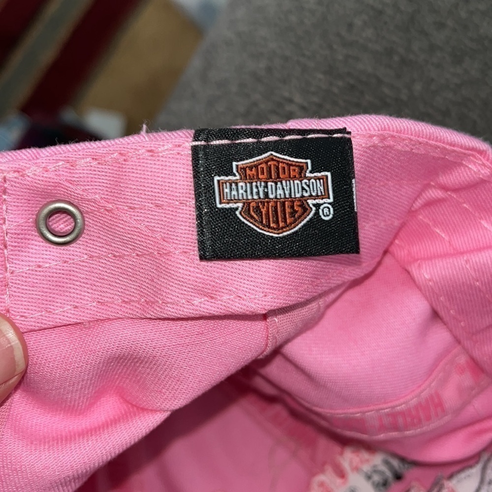 Harley Davidson Aruba Big Twin “One Cool Biker’s Island.” Pink woman’s hat. - Picture 4 of 6